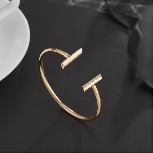 Zink Women's Gold Stainless Steel Bracelet | Zfbg003g