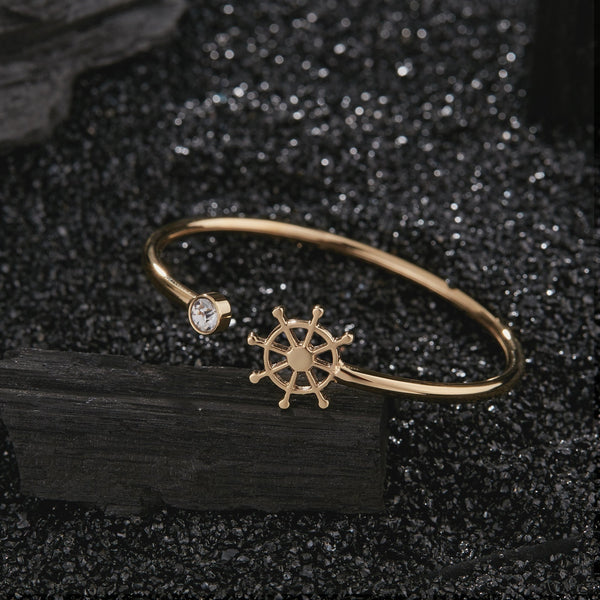 Zink Women's Gold Stainless Steel Bracelet | Zfbg004gc