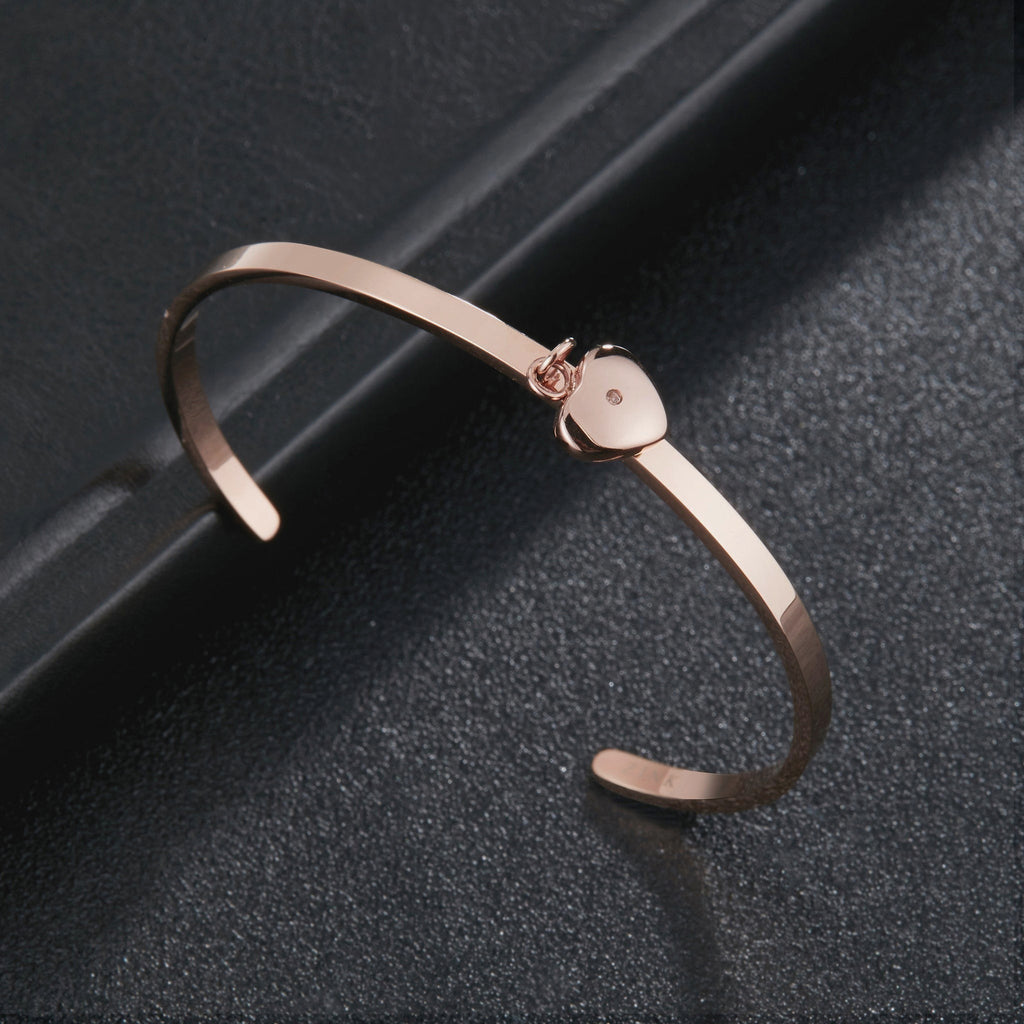 Zink Women's Rose Gold Stainless Steel Bracelet | Zfbg009rg