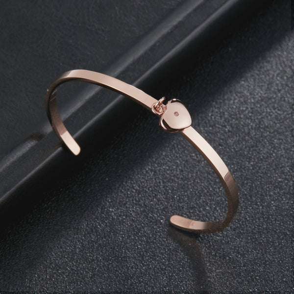 Zink Women's Rose Gold Stainless Steel Bracelet | Zfbg009rg