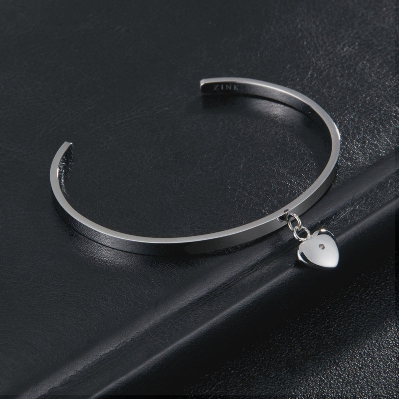 Zink Women's Silver Stainless Steel Bracelet | Zfbg009s