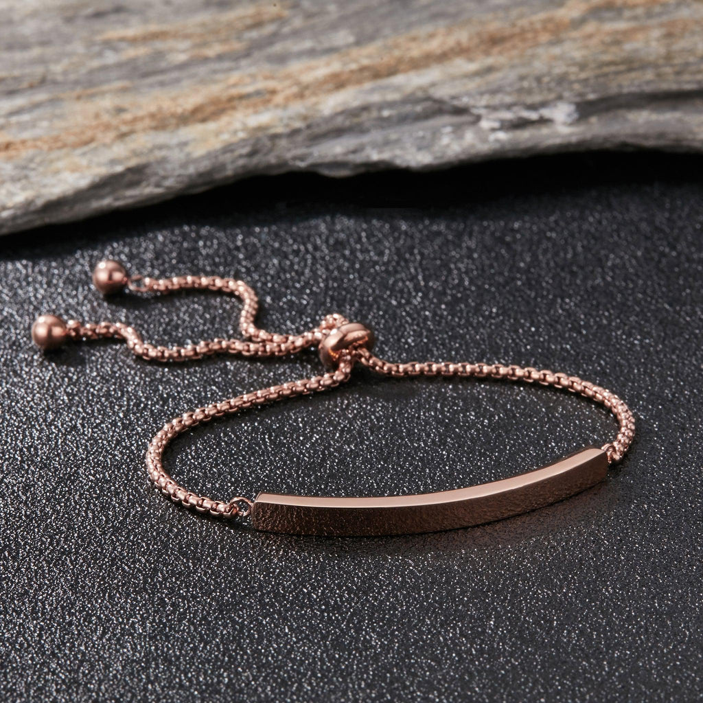 Zink Women's Rose Gold Stainless Steel Bracelet | Zfbr004rg