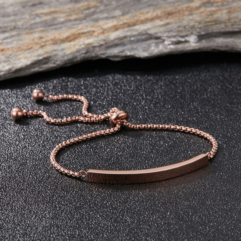 Zink Women's Rose Gold Stainless Steel Bracelet | Zfbr004rg