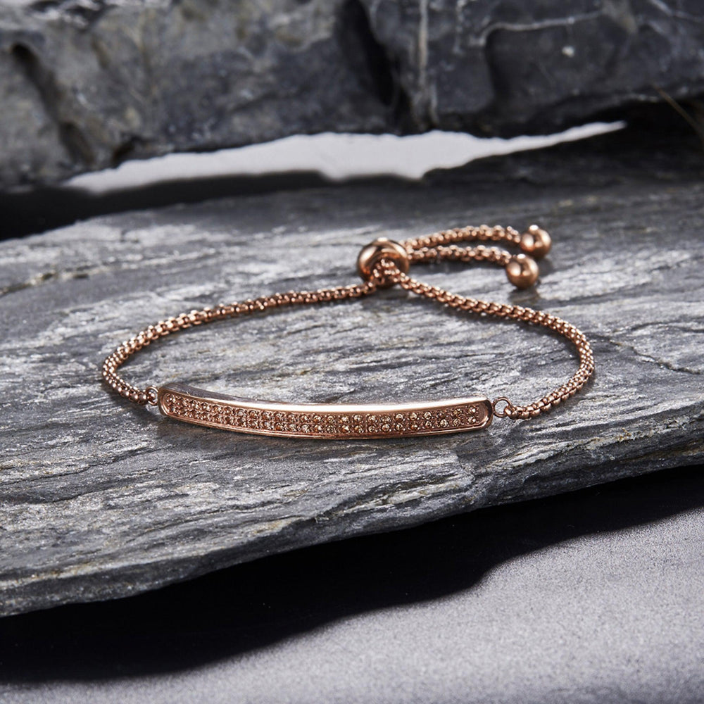 Zink Women's Rose Gold Stainless Steel Bracelet | Zfbr004rgs