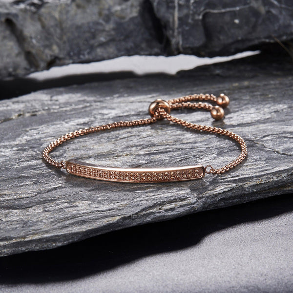 Zink Women's Rose Gold Stainless Steel Bracelet | Zfbr004rgs