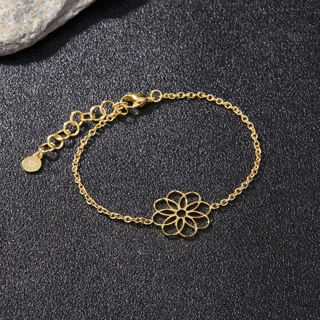 Zink Women's Gold Stainless Steel Bracelet | Zfbr005g