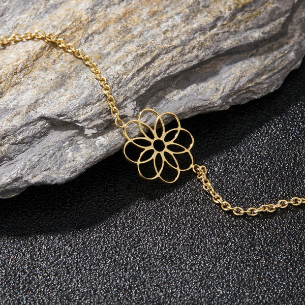 Zink Women's Gold Stainless Steel Bracelet | Zfbr005g