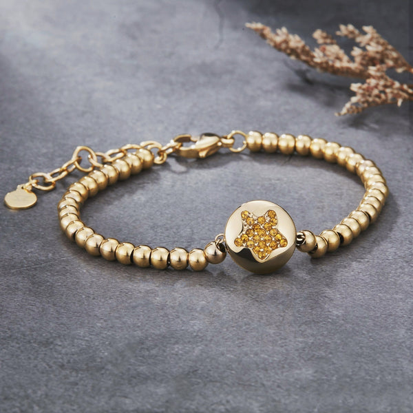 Zink Women's Gold Stainless Steel Bracelet | Zfbr007gs