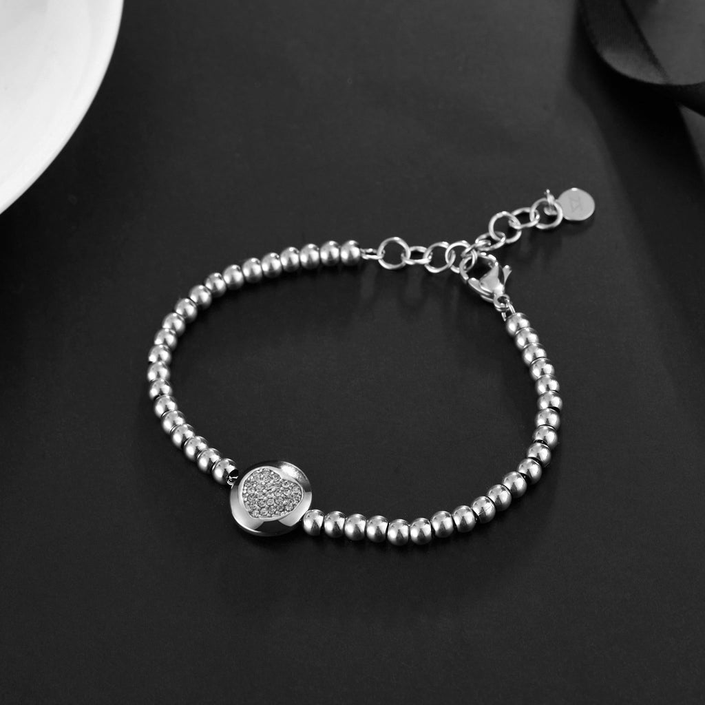 Zink Women's Silver Stainless Steel Bracelet | Zfbr007sh