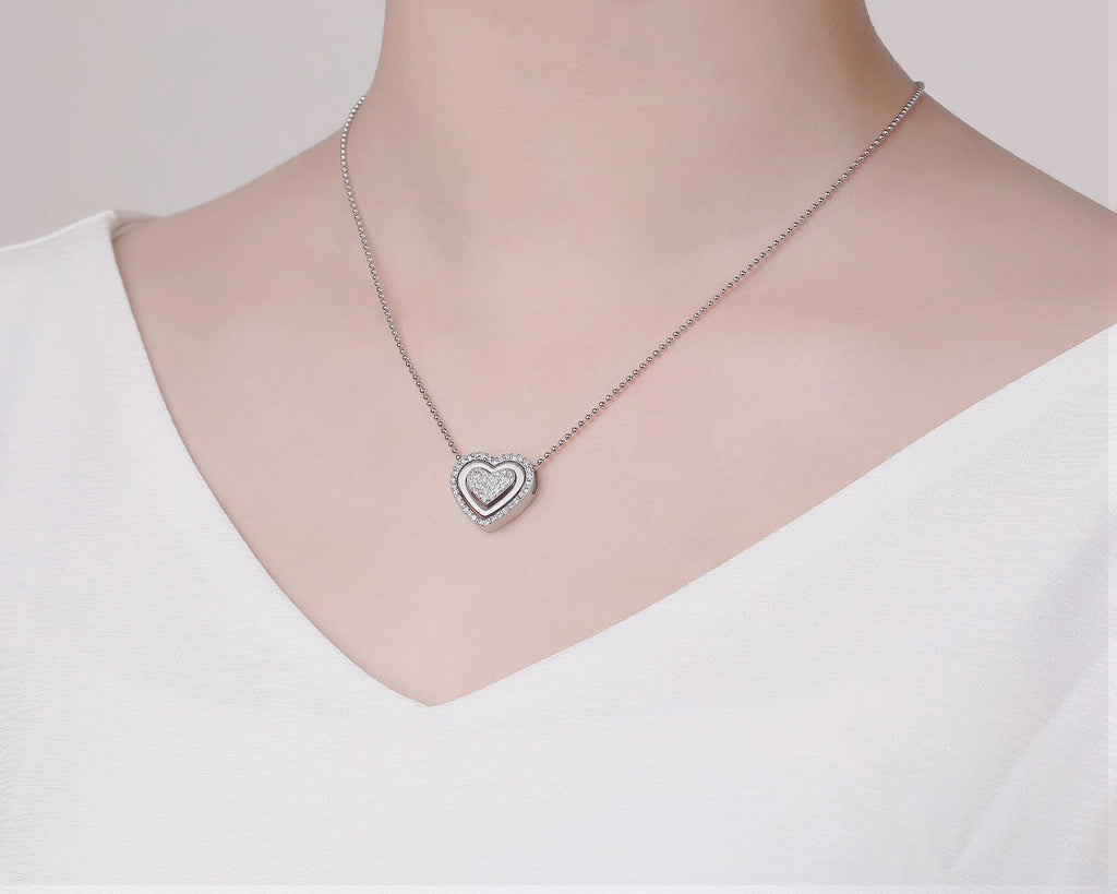 Zink Women's Silver Stainless Steel Necklace | Zfnl006s