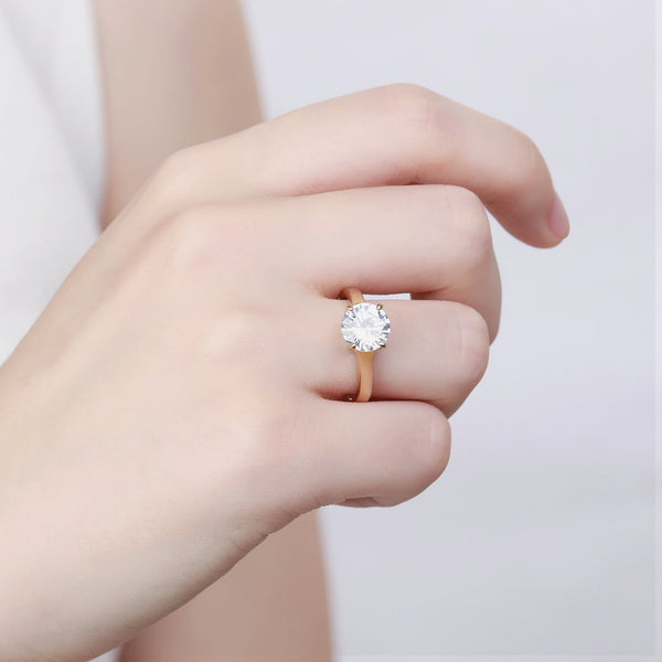 Zink Women's Gold Stainless Steel Ring | Zfrg002grc