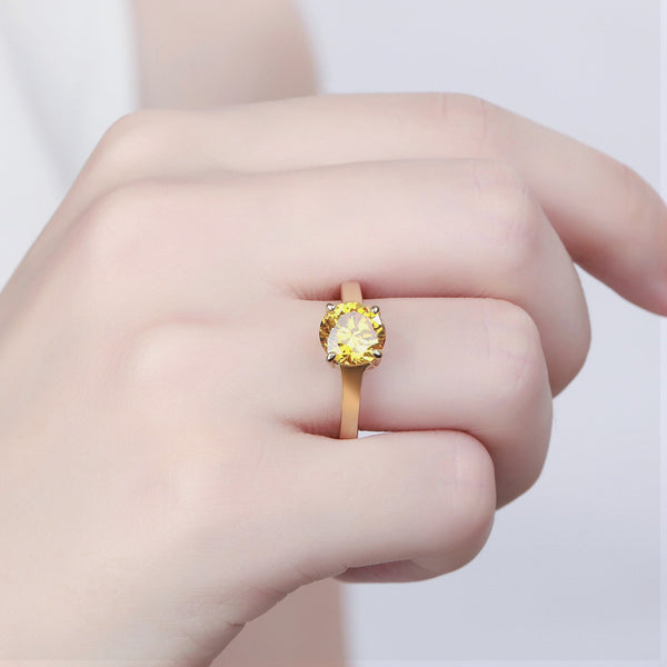 Zink Women's Gold Stainless Steel Ring | Zfrg002grg