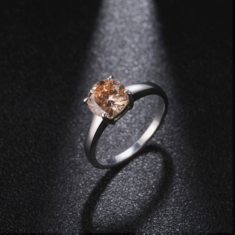 Zink Women's Silver Stainless Steel Ring | Zfrg002srch by i-watch