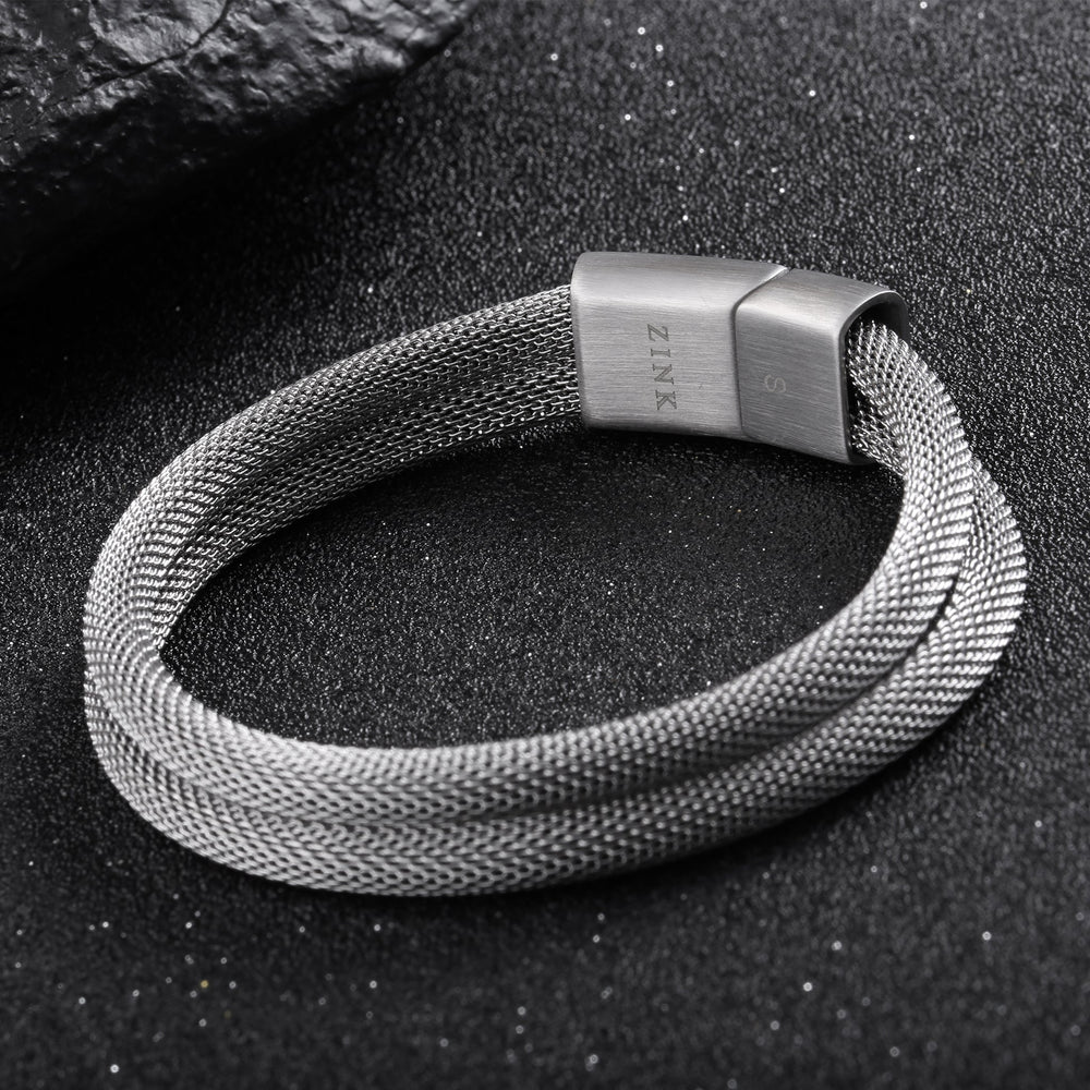 Zjbc029sm2s-S Zink Men's Bracelet by i-watch