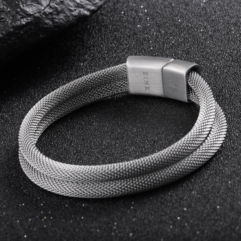 Zjbc029sm2s-S Zink Men's Bracelet by i-watch