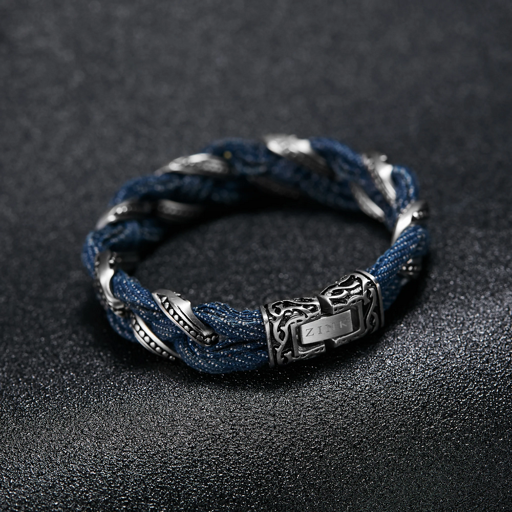 Zjbc038bl Zink Men's Bracelets by i-watch