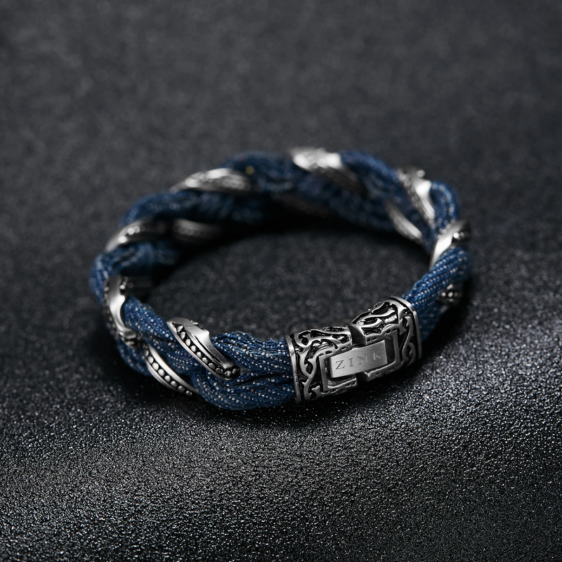 Zjbc038bl Zink Men's Bracelets by i-watch