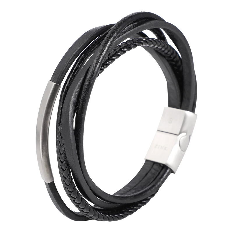 Zjbc049bs Zink Men's Bracelets by i-watch