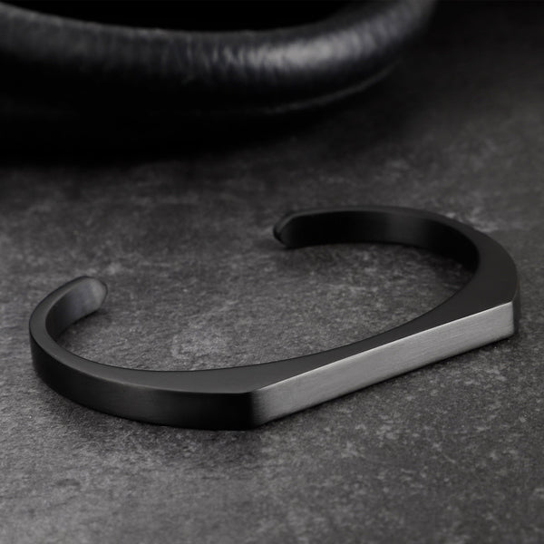 Zink Men's Black Stainless Steel Bracelet | Zjbc056b