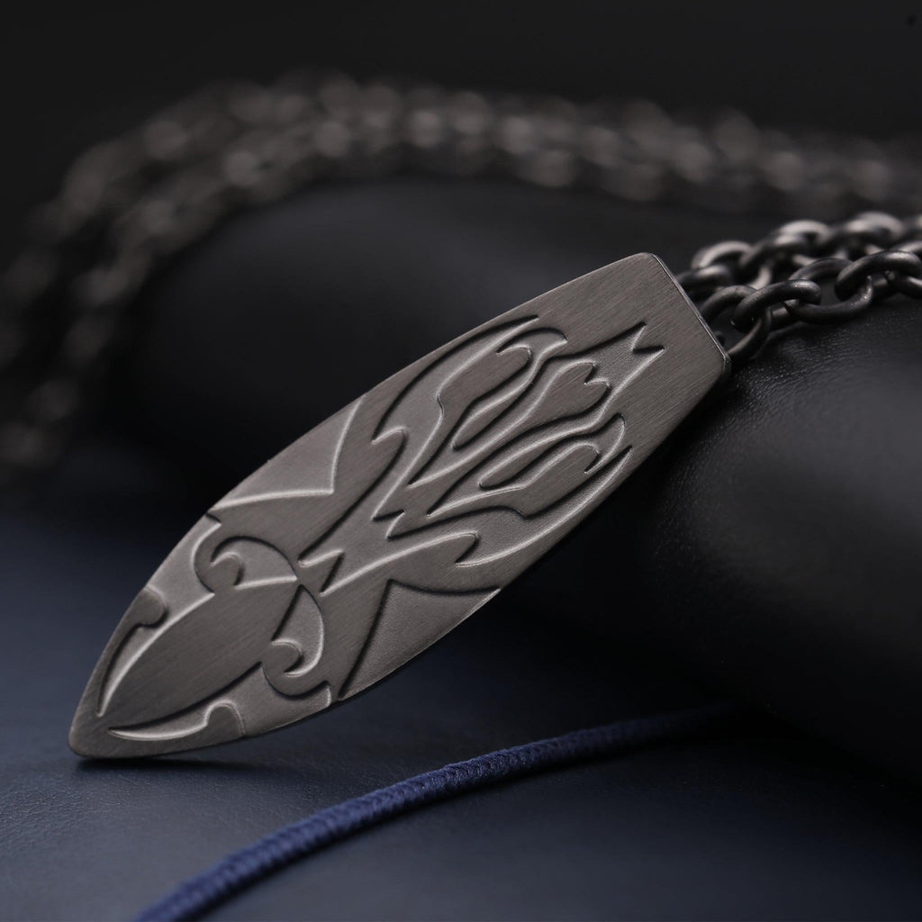 Zink Men's Black Stainless Steel Necklace | Zjpd011gn