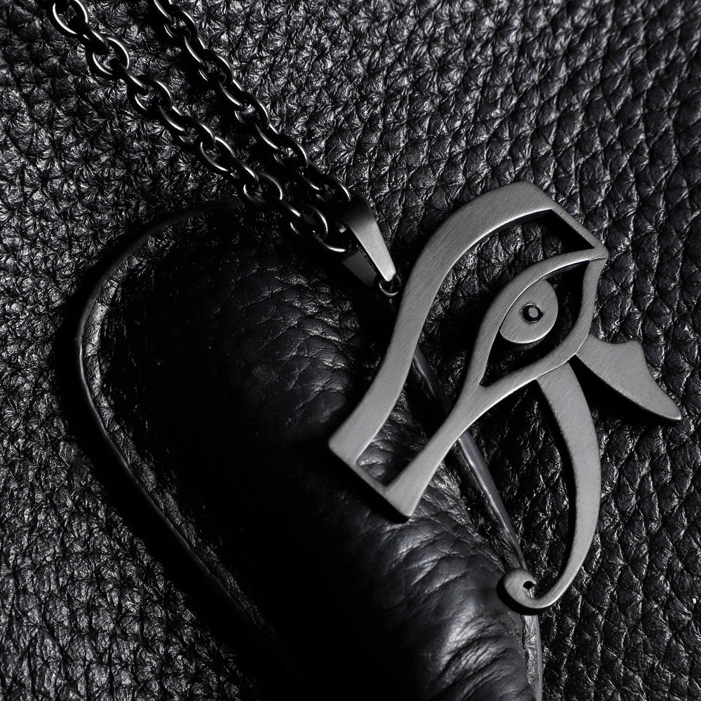 Zink Men's Black Stainless Steel Necklace | Zjpd025b by i-watch
