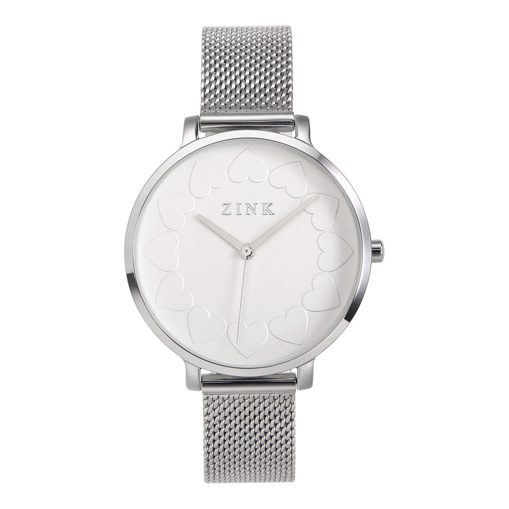ZINK Women's Watch with Silver Stainless Steel Case and Silver Stainless Steel Band