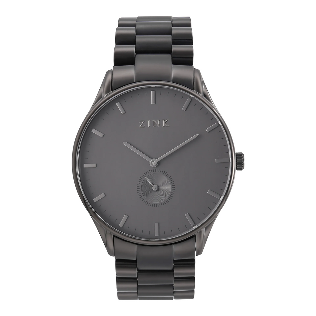 ZINK ZK130G5SS-37 ELEGANT BLACK - MODERN MEN'S TIMEPIECE with Stainless Steel Band and Dial