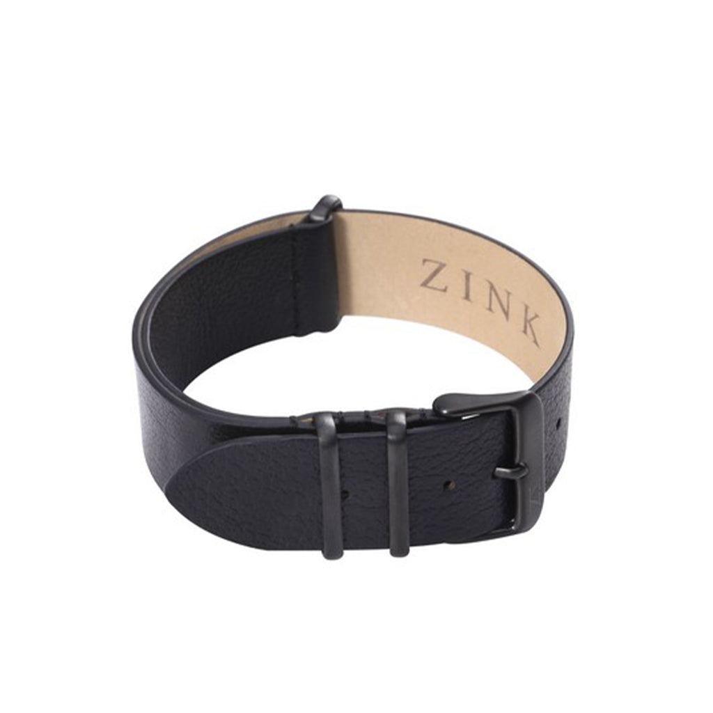 ZLB001BB Zink Men's Vintage Genuine Leather Strap