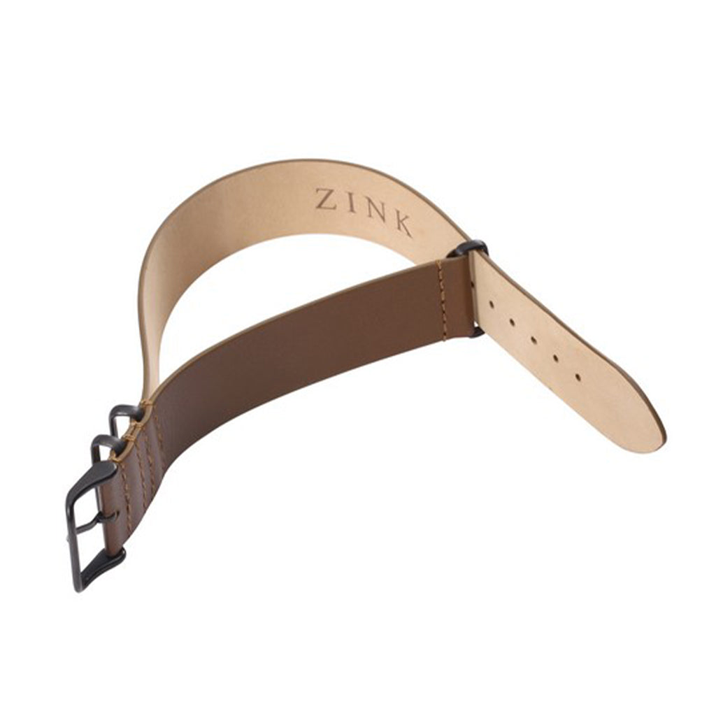 ZLB001BWB Zink Men's Suede Leather Strap