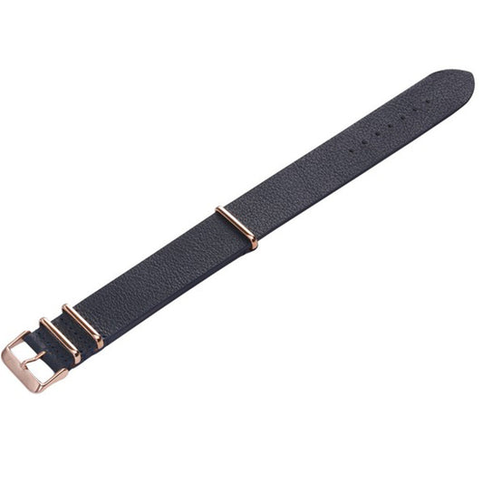 ZLB001DBWG Zink Men's Textured Genuine Leather Strap