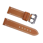 ZLB004BWS Zink Bracelet en cuir véritable épais pour homme