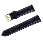 ZLB006DBG Zink Bracelet en relief crocodile pour homme