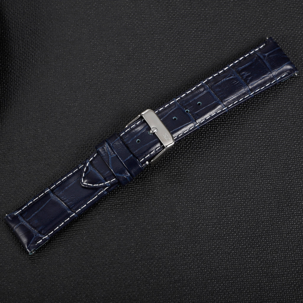 Zink Women's Leather Watch Band - Dark Blue | Zlb006dbs