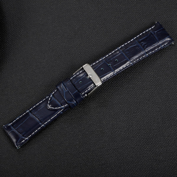 Zink Women's Leather Watch Band - Dark Blue | Zlb006dbs