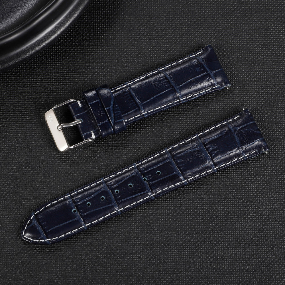 Zink Women's Leather Watch Band - Dark Blue | Zlb006dbs