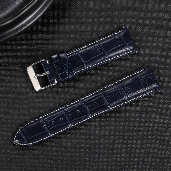Zink Women's Leather Watch Band - Dark Blue | Zlb006dbs