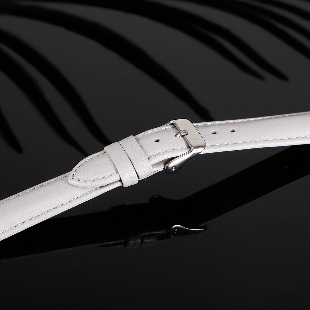 Zink Women's Leather Watch Band - Grey | Zlb007gs