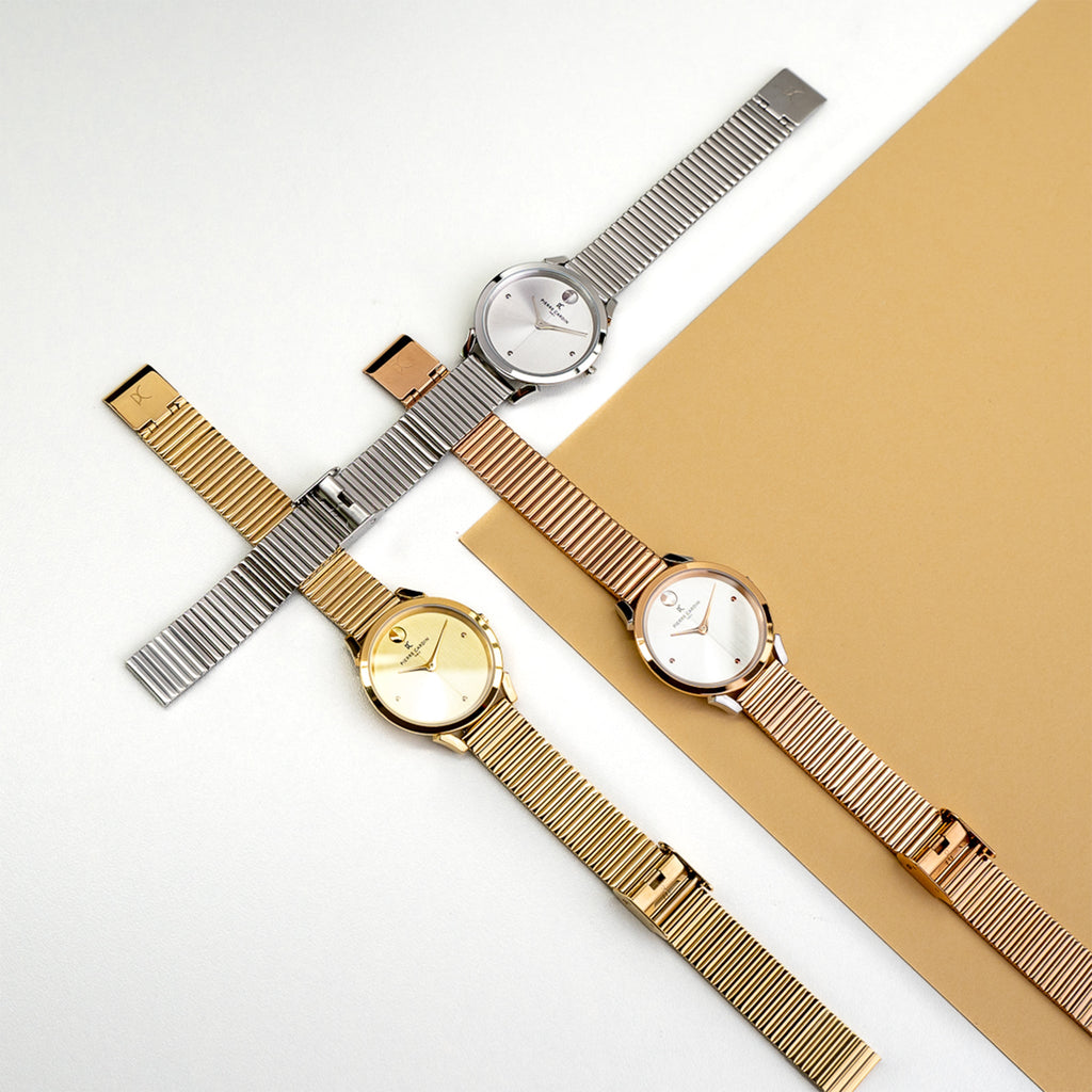 PIERRE CARDIN Women's Watch with Gold Stainless Steel Case and Gold Stainless Steel Band-i-Watch-6