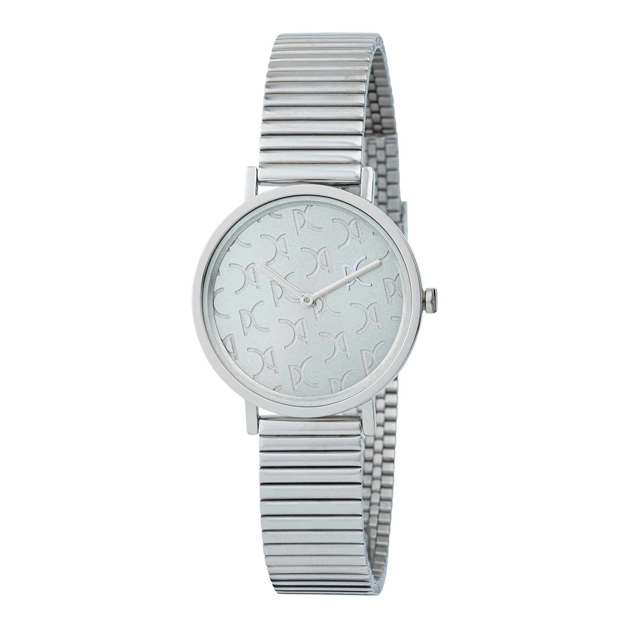 PIERRE CARDIN Women's Watch with Silver Stainless Steel Case and Silver Stainless Steel Band