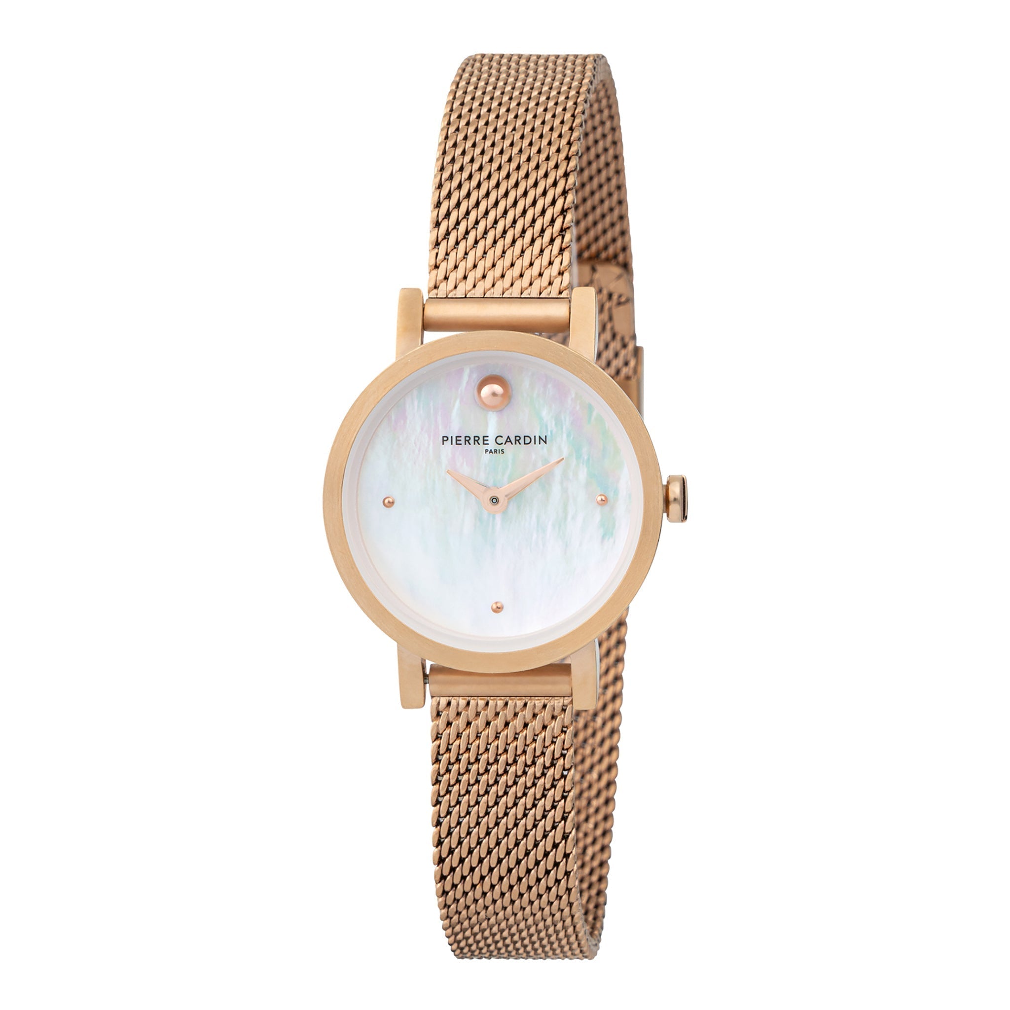 PIERRE CARDIN Women's Watch with Rose Gold Stainless Steel Case and Rose Gold Stainless Steel Band