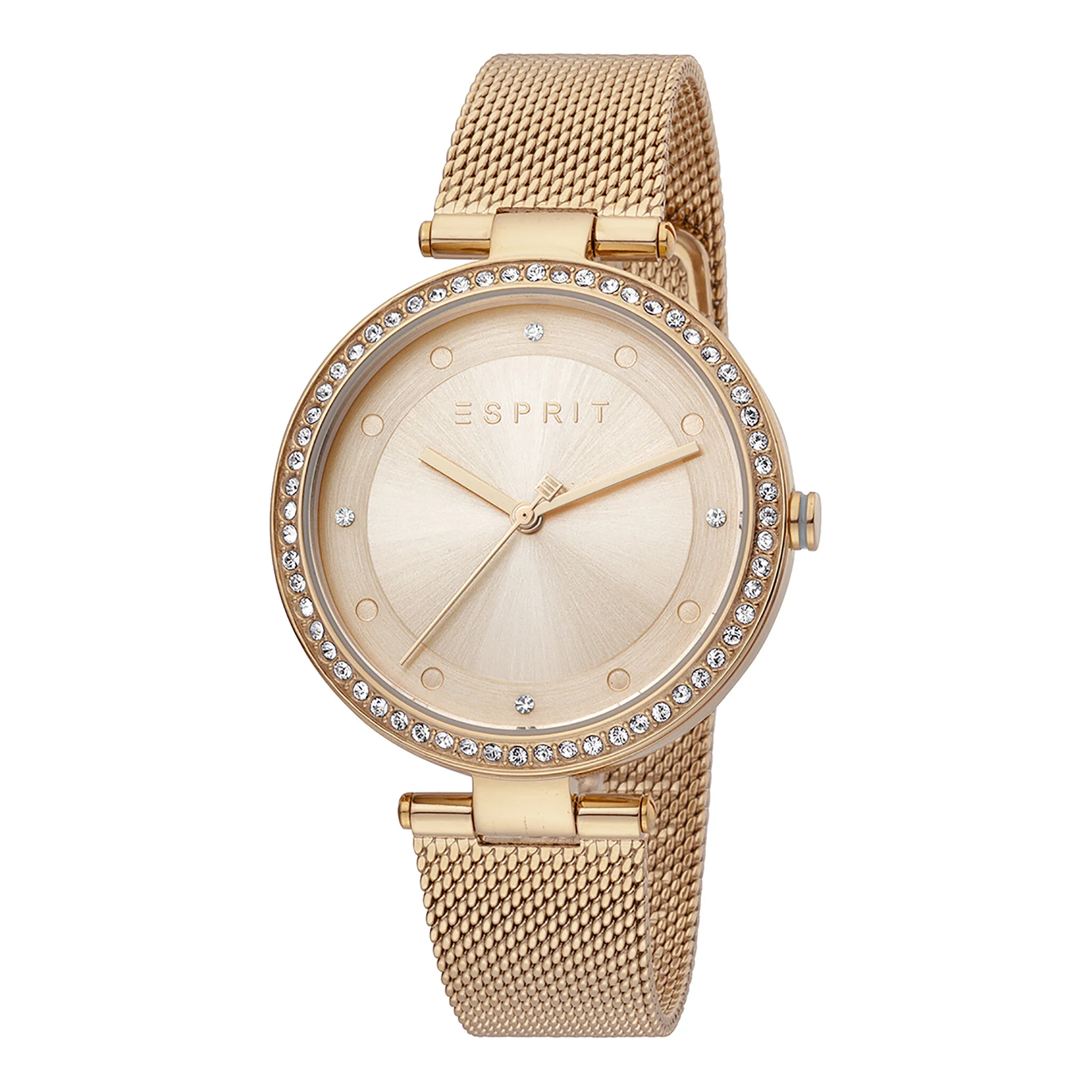 ESPRIT Women's Watch with Rose Gold Stainless Steel Case and Rose Gold Stainless Steel Band