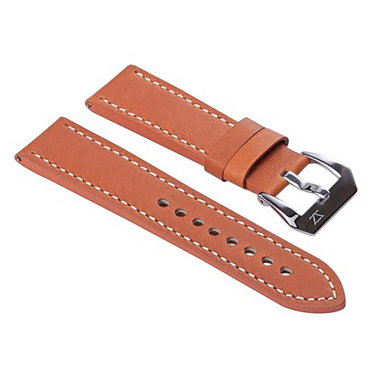 ZLB003BWS Zink Men's Thick Genuine Leather Strap